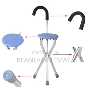 Photo - 2in 1 Crutch With Chair