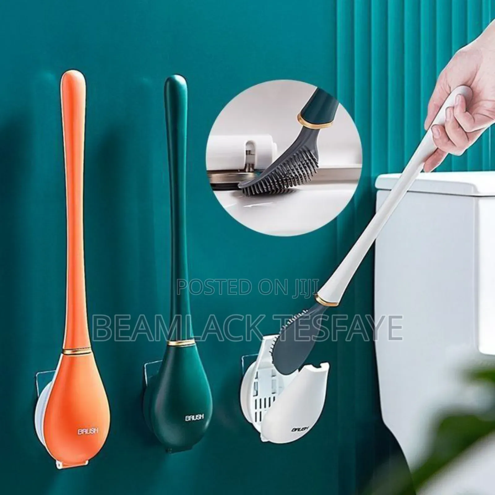 Modern Flexible Silicone Toilet Brush