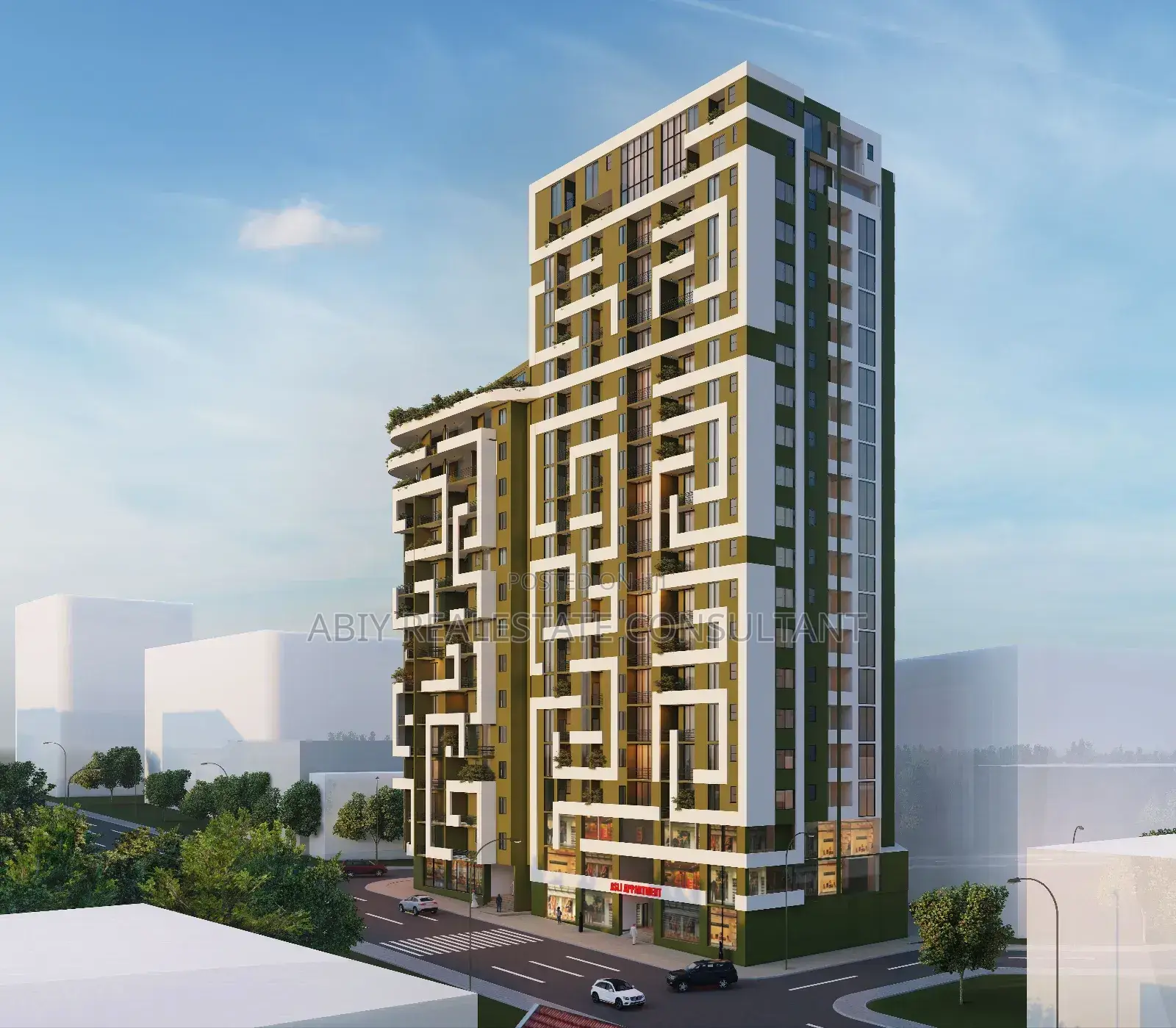 Furnished 3bdrm Apartment in Abiy Realestate, Kirkos for sale