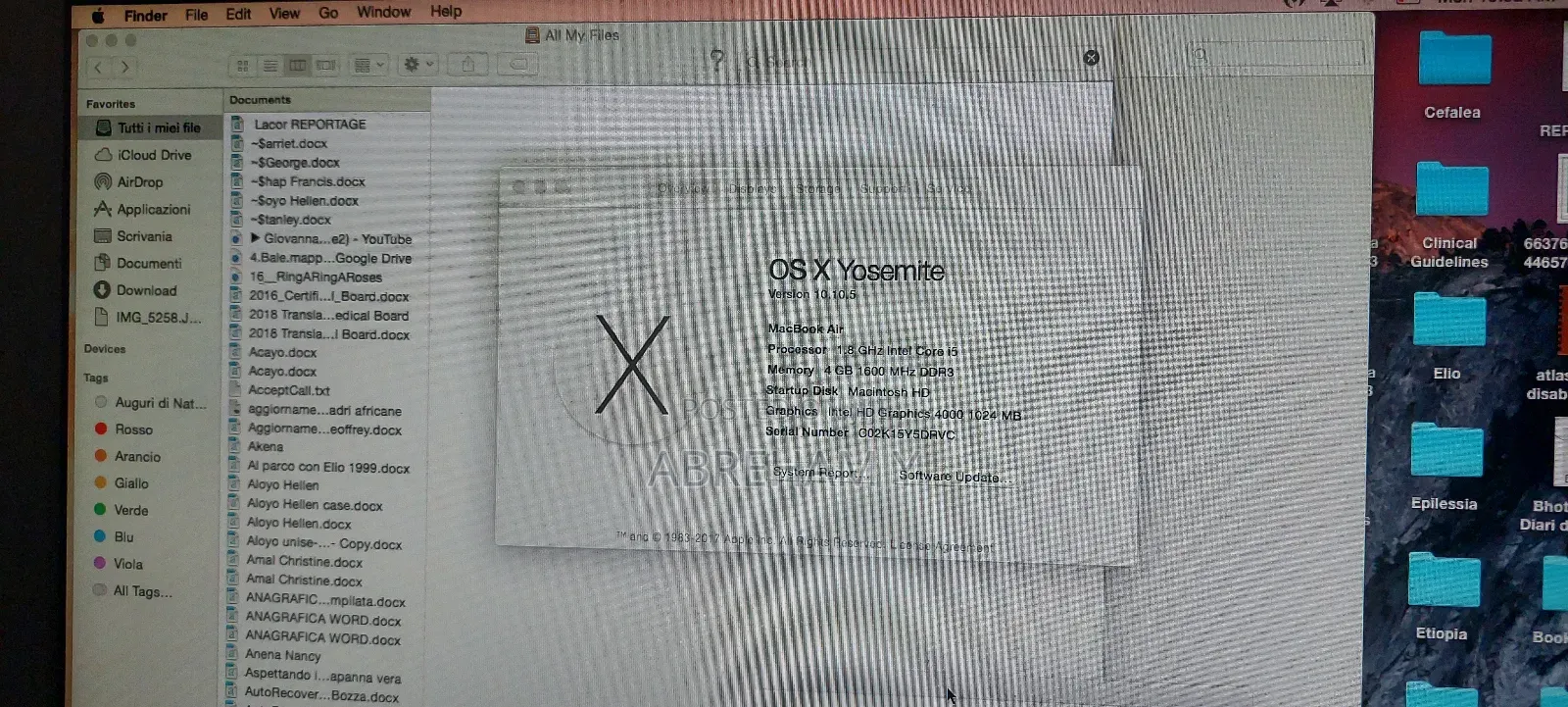 Laptop Apple MacBook Air 2012 4GB Intel Core I5 SSD 128GB