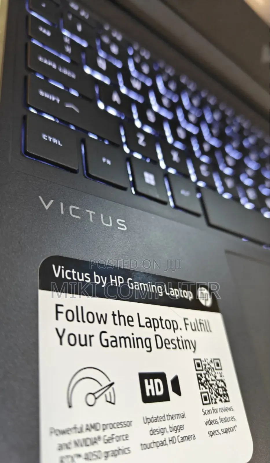 New Laptop HP Victus 16 16GB AMD Ryzen 7 SSD 512GB