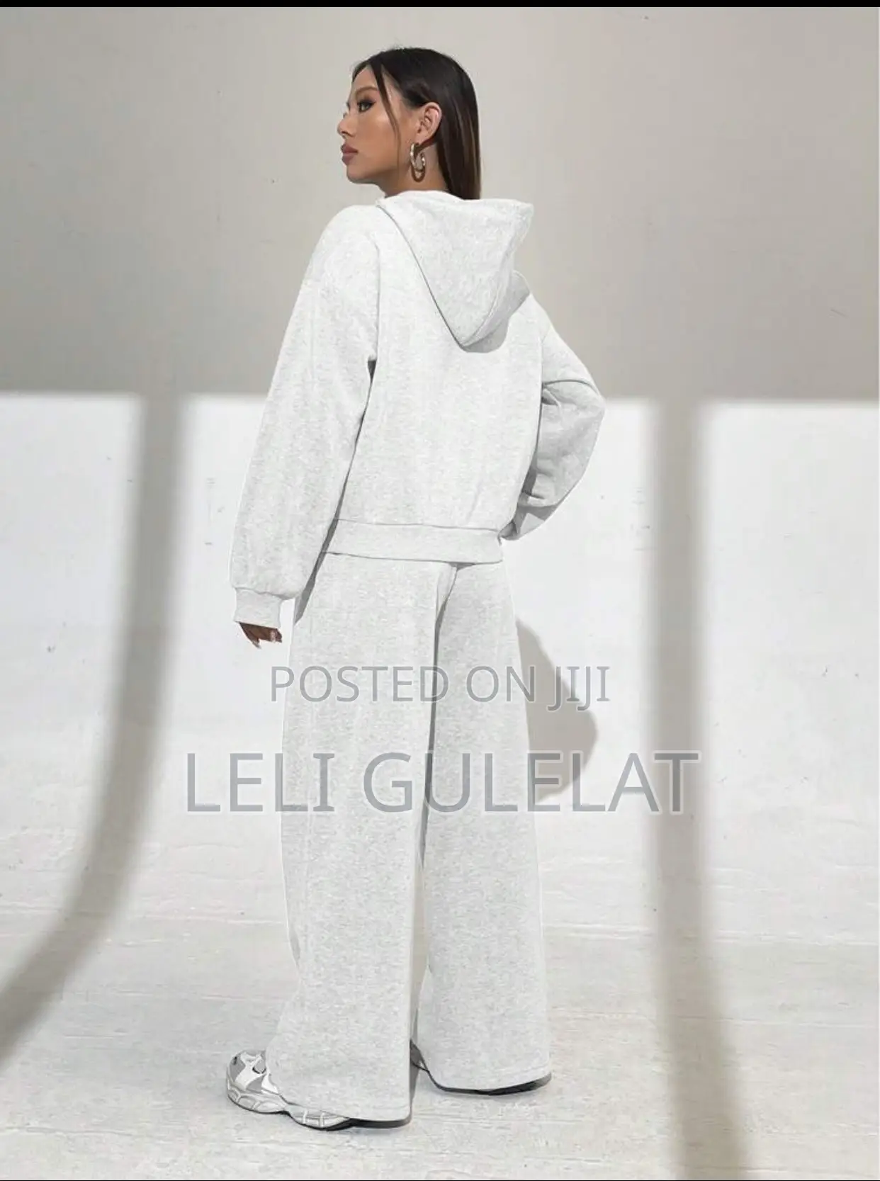 Long Sleeve Hooded Top And Pants Casual Set Fall Cloth For Women