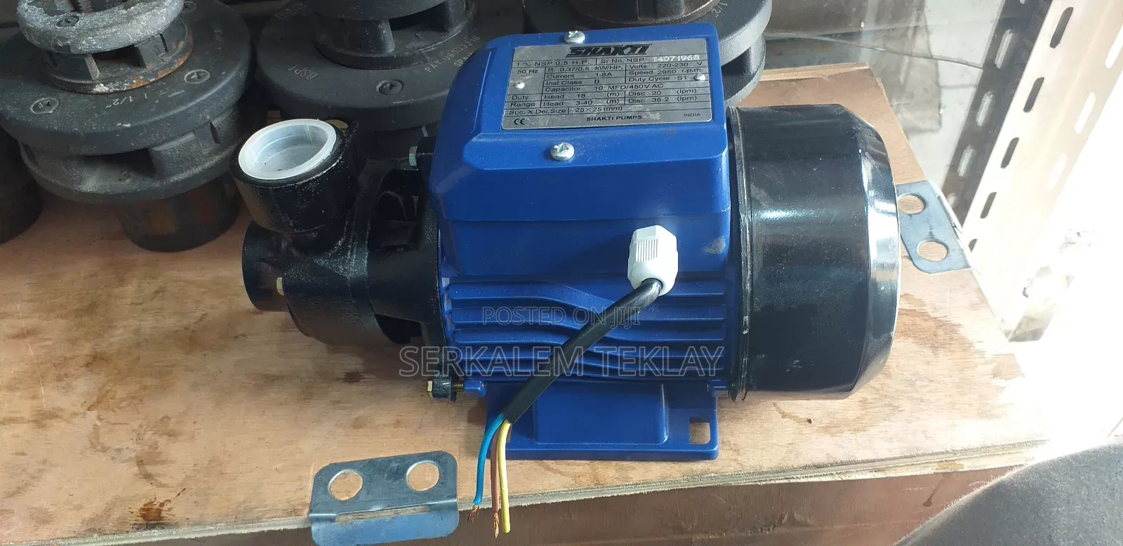 Shakiti 0.5hp Water Pump Made in India
