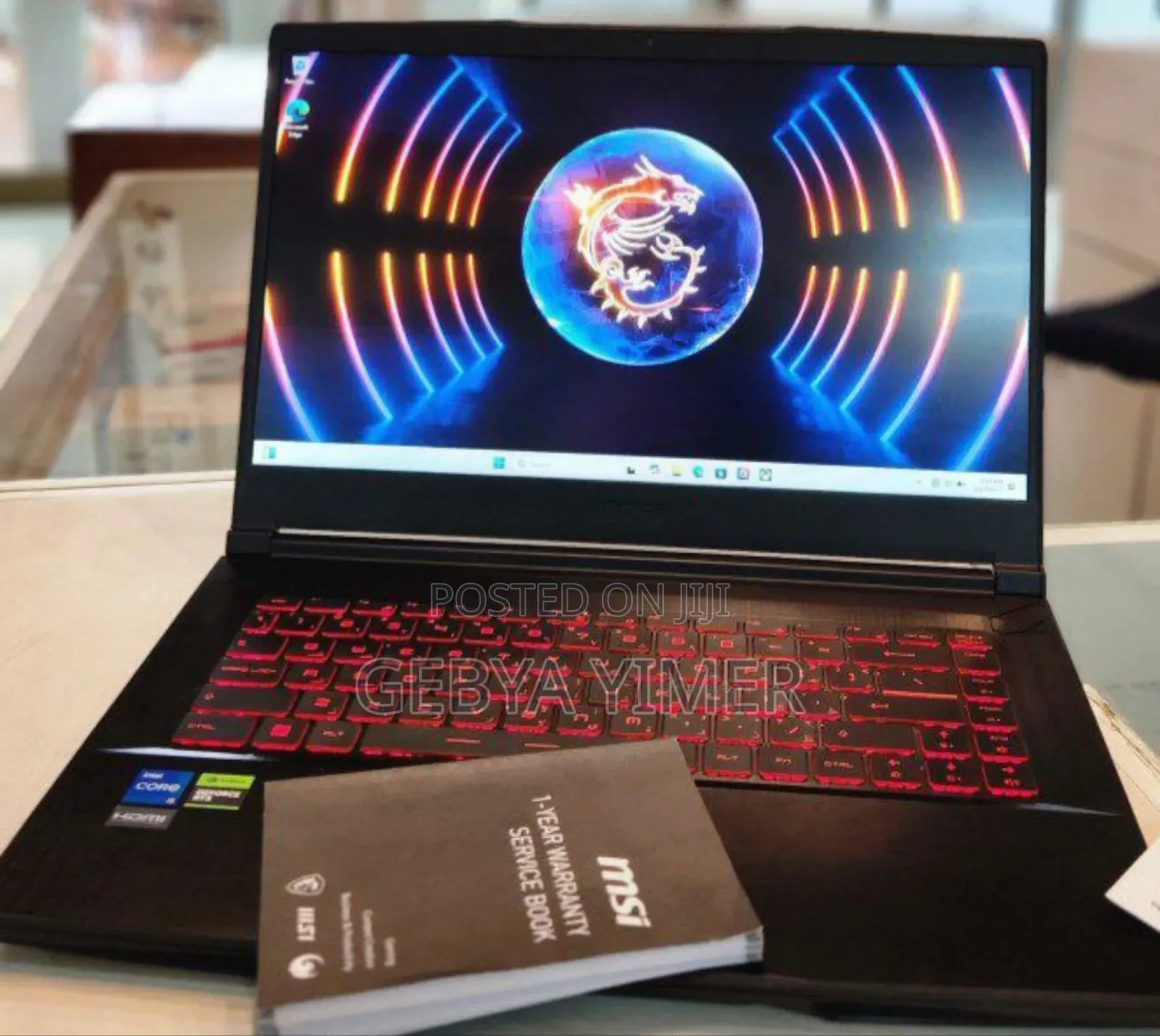 New Laptop MSI GF63 32GB Intel Core I5 SSD 512GB