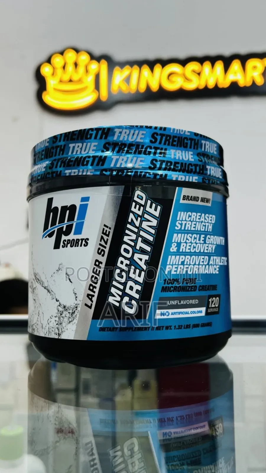 Bpi Sports Larger Sized 100% Pure Micronized Creatine Monohydrate 300g