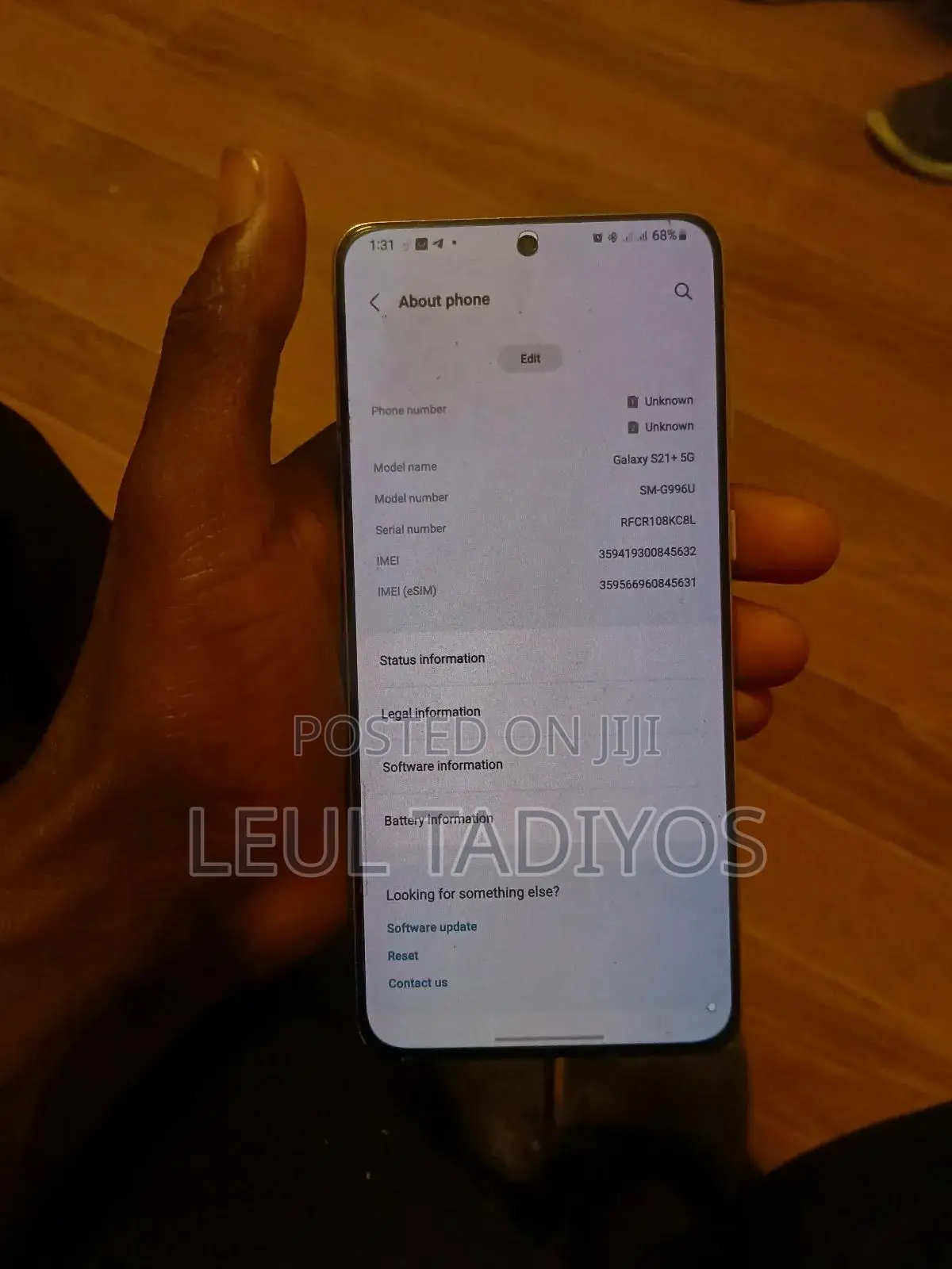 New Samsung Galaxy S21 5G 128 GB Gray