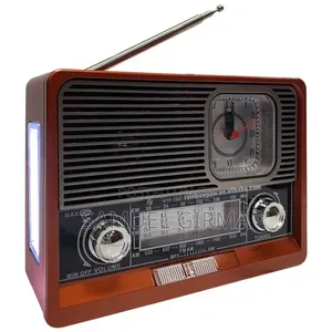 Portable Radio With Bluetooth Speaker Led Flashlight