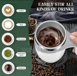 Photo - Self Stirring Mug, Rechargeable Automatic Magnetic Self Stirring Coffe