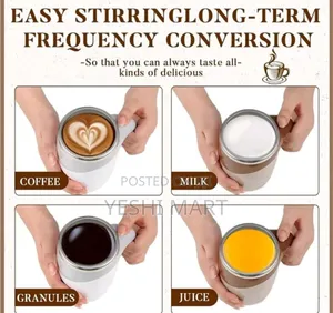 Self Stirring Mug Rechargeable Automatic Magnetic Self Stirring Coffe