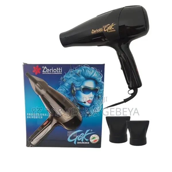 Ceriotti Super Gek 3000 Professional Hair Dryer for Styling