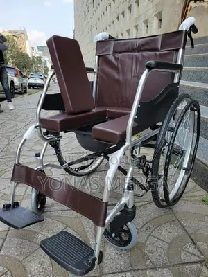 Commode Wheelchair卌出wheelchair肉❫Comfort and Is Easy to Clean.