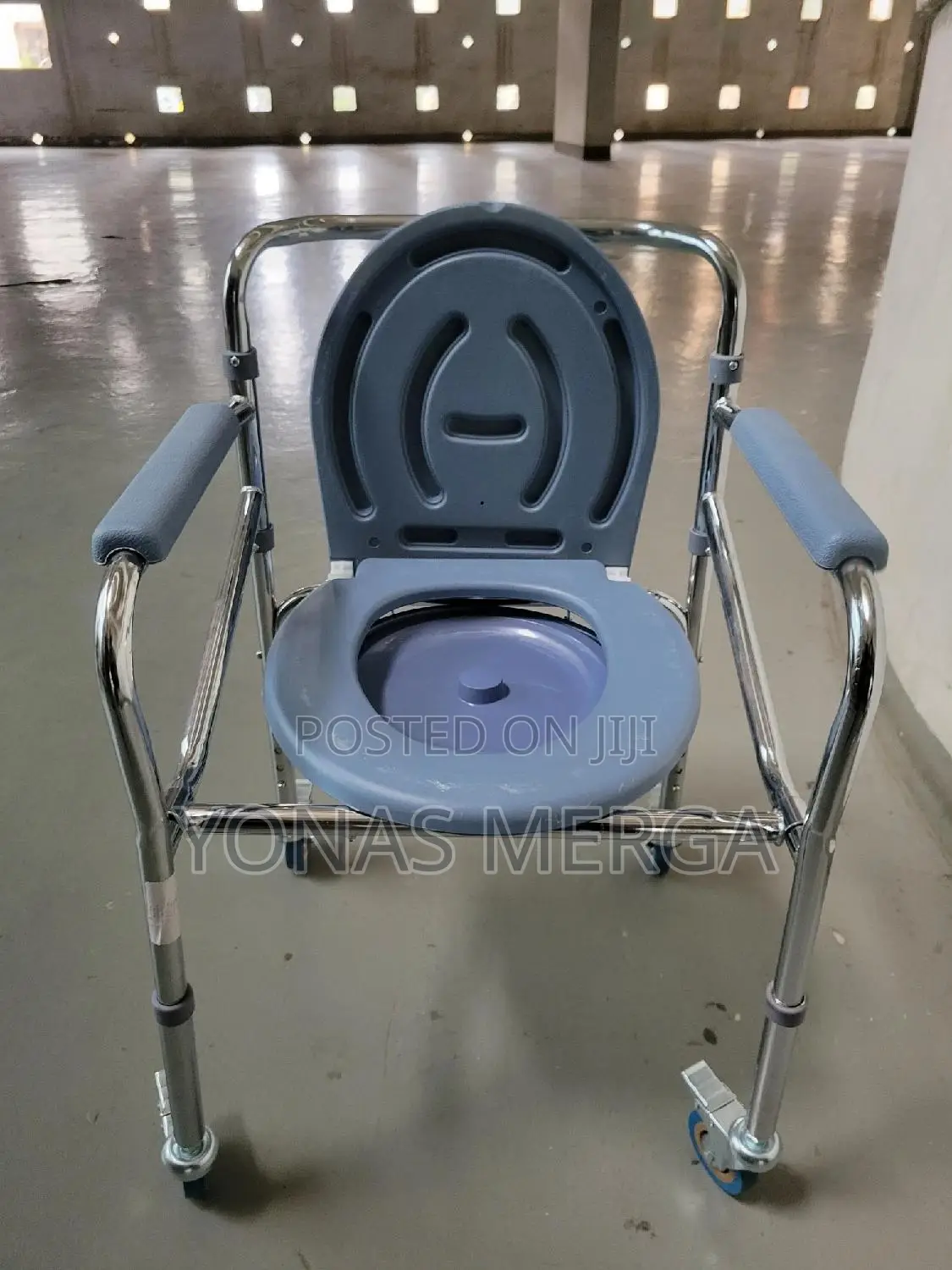 Toilet Chair昍昏commode Chair圣十movable Folding Shower Chair With Bedpan