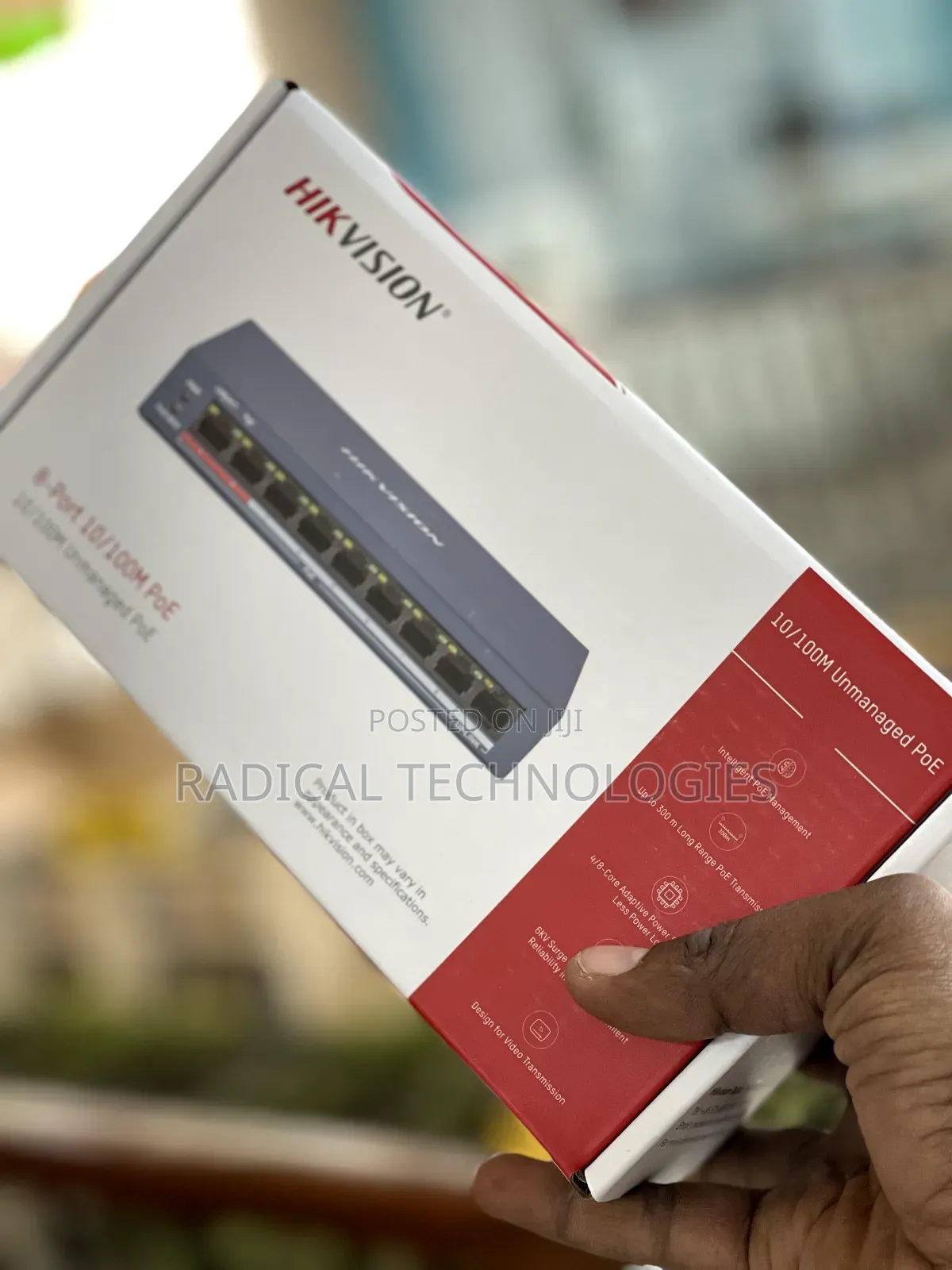 Hikvision 8 Channel Poe Switch for Security Camera