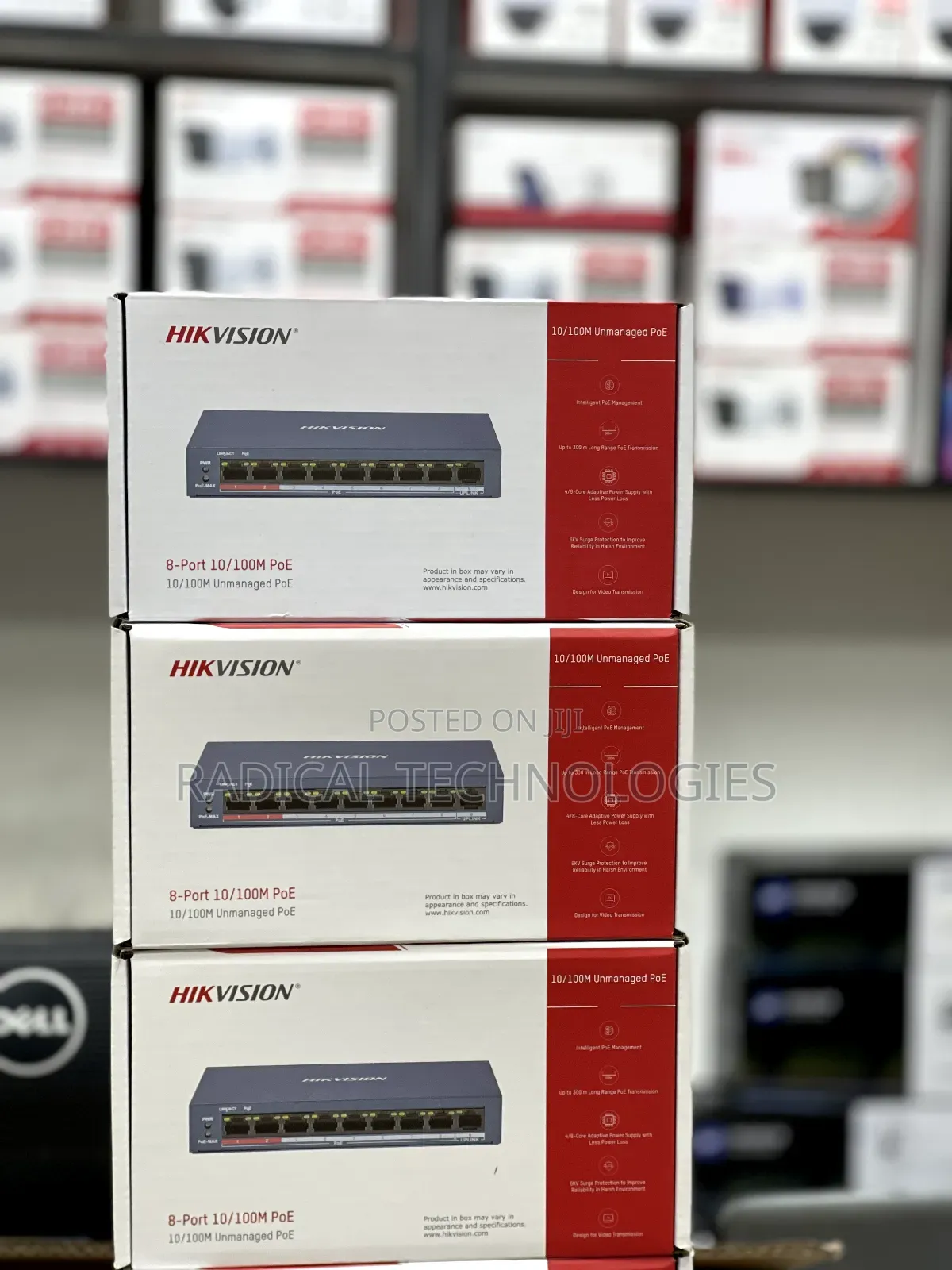 Hikvision 8 Channel Poe Switch for Security Camera