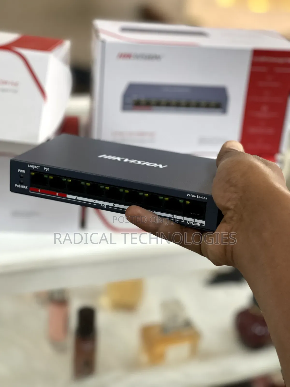 Hikvision 8 Channel Poe Switch for Security Camera
