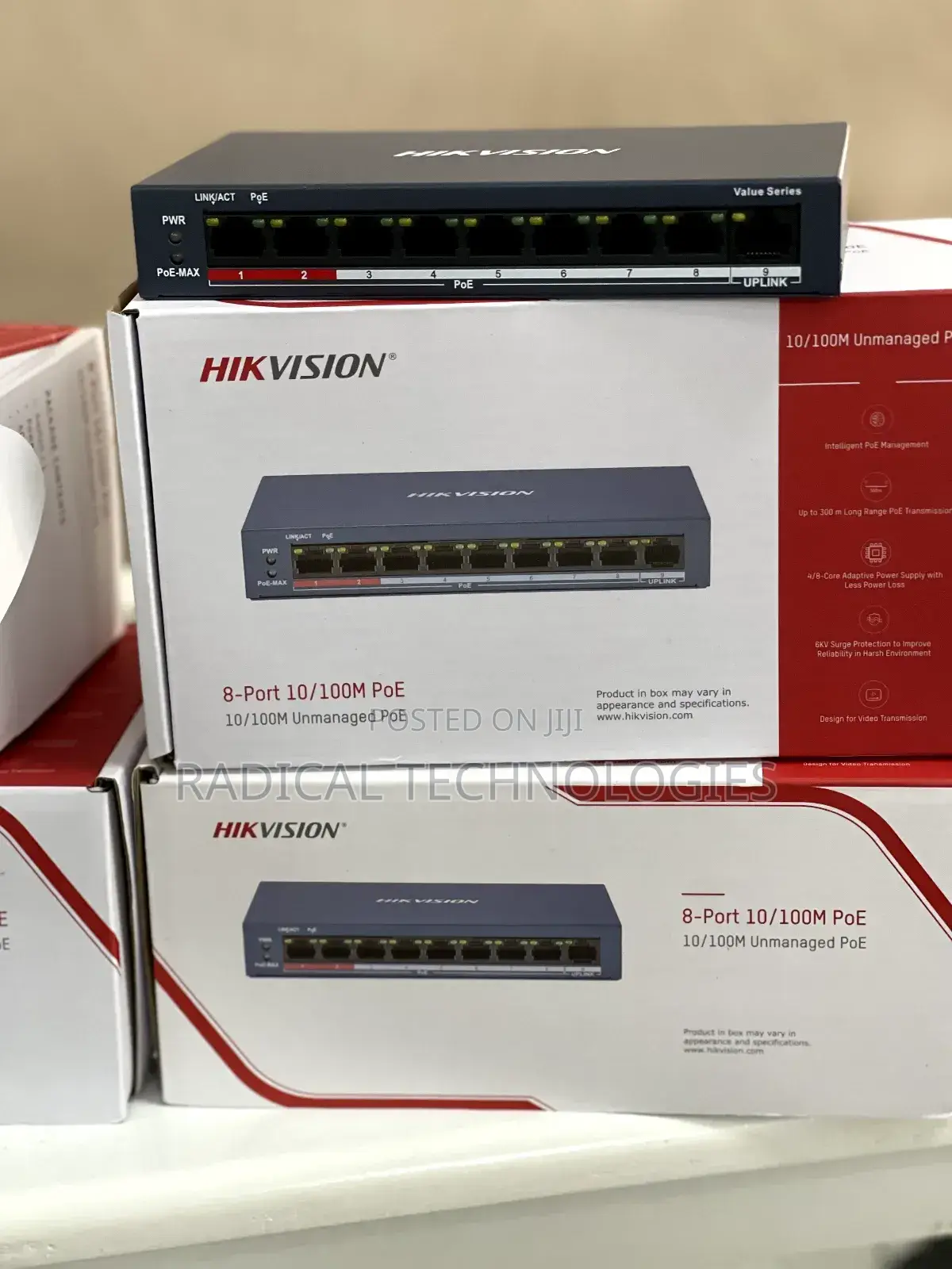 Hikvision 8 Channel Poe Switch for Security Camera