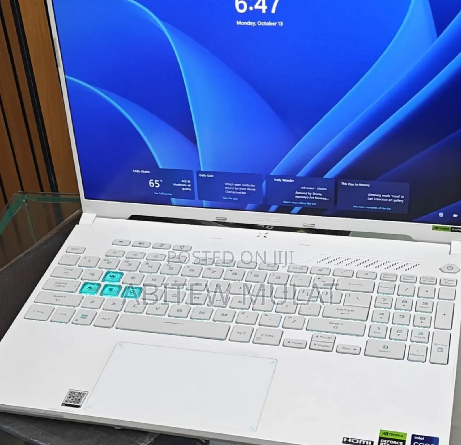 New Laptop Asus TUF Gaming A15 32GB Intel Core I9 SSD 1T