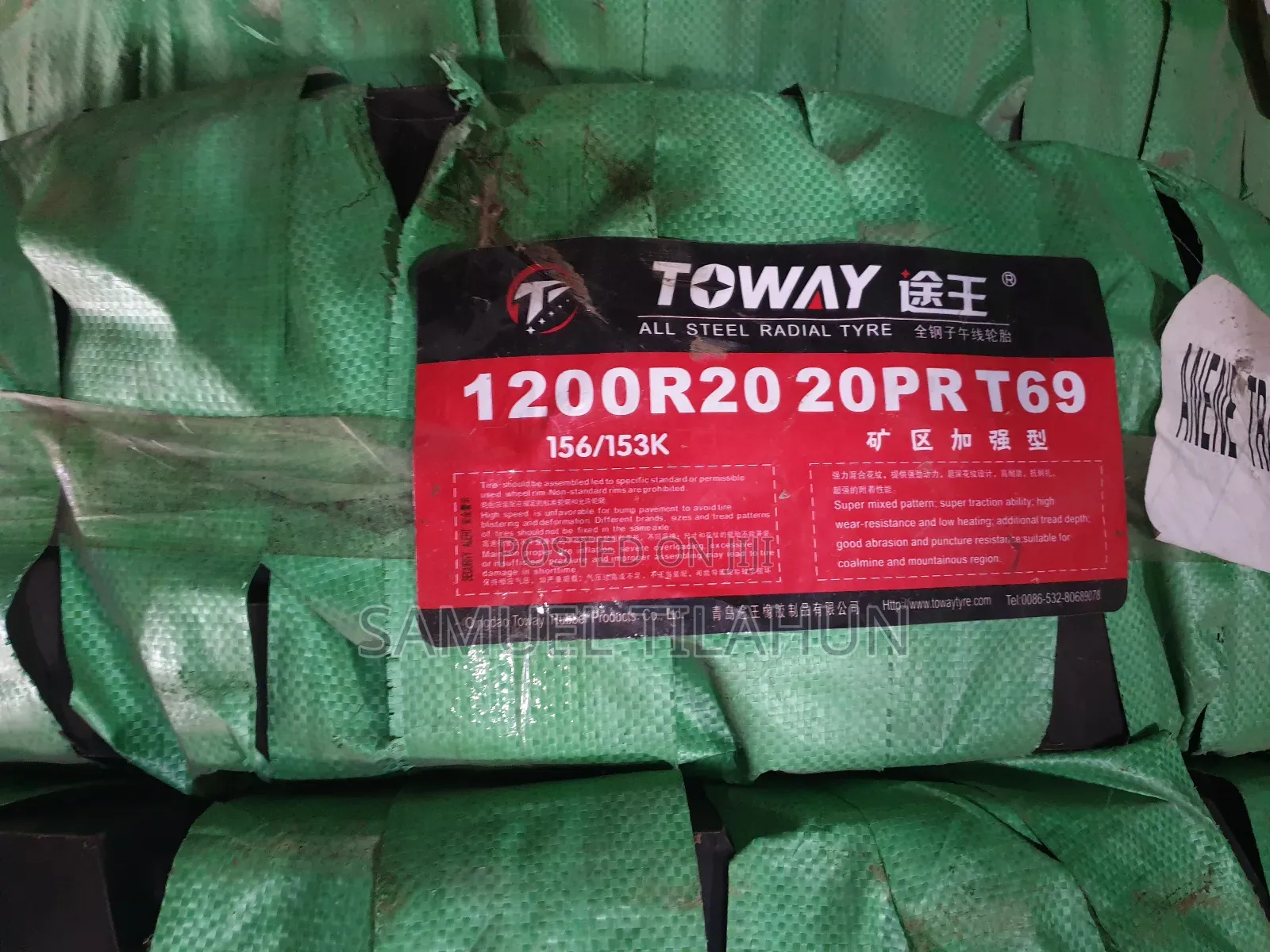 1200r20 Toway Tyres for Senotruck
