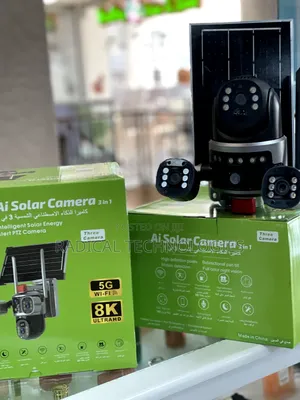 ባለ 3 ሌንስ ሶላር ፓናል ያለው መብራት ቢጠፋ ማይቋረጥ Security Camera Imou Hikvision Mi