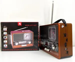 Portable Radio With Bluetooth Speaker