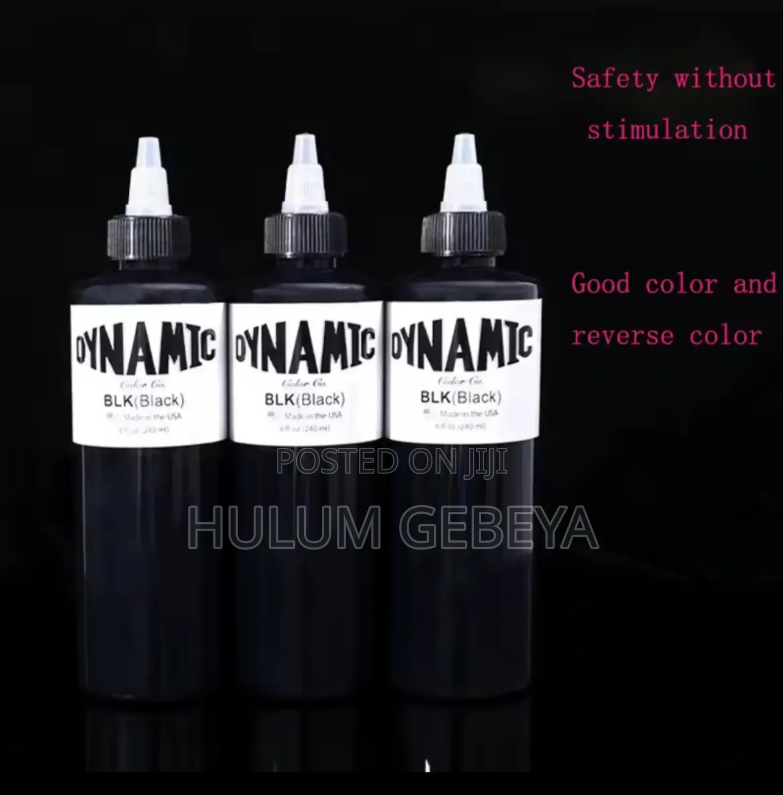 Dynamic Tbk(Triple Black) የንቅሳት ቀለም