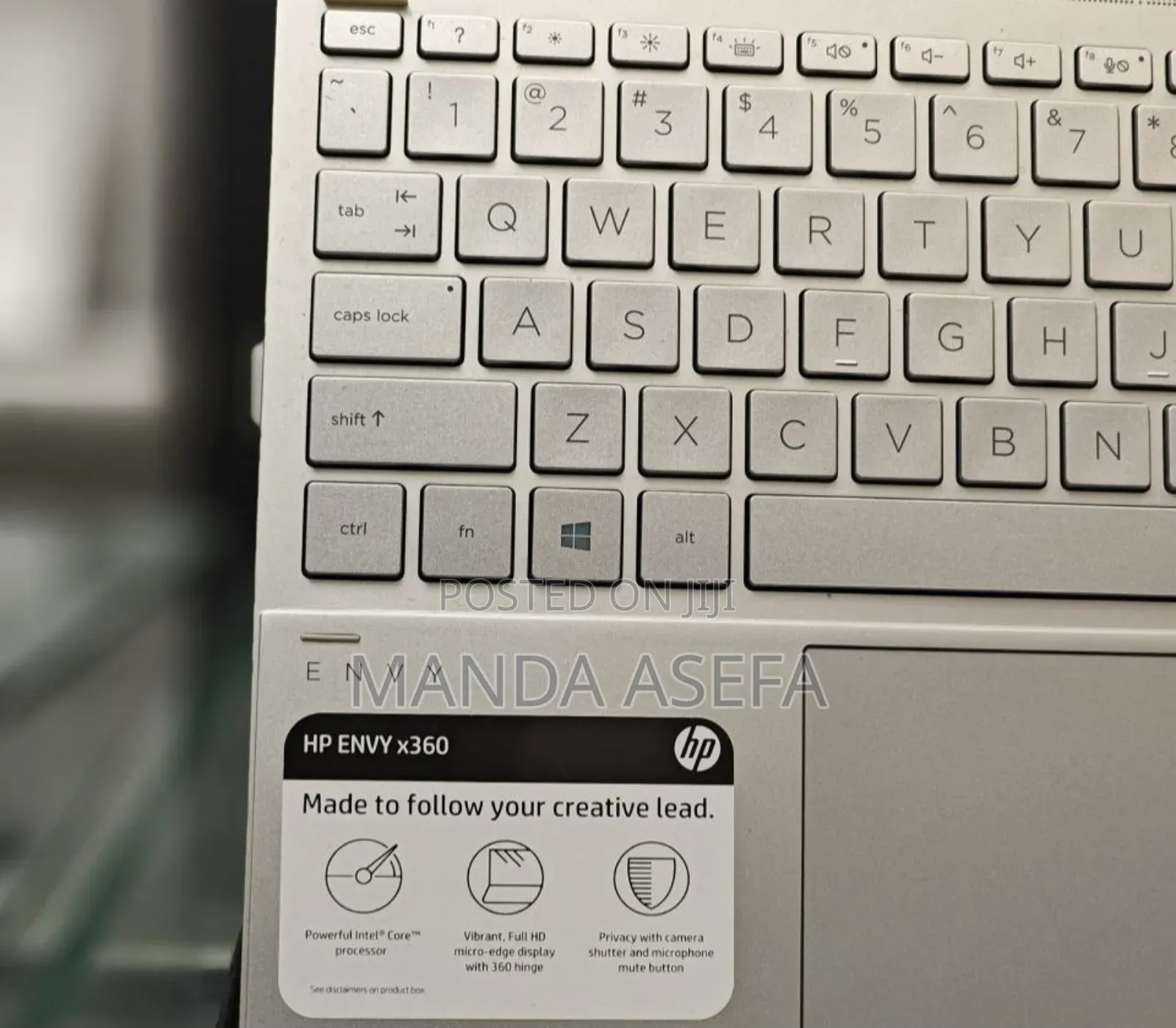 New Laptop HP Envy X360 8GB Intel Core I5 SSD 256GB