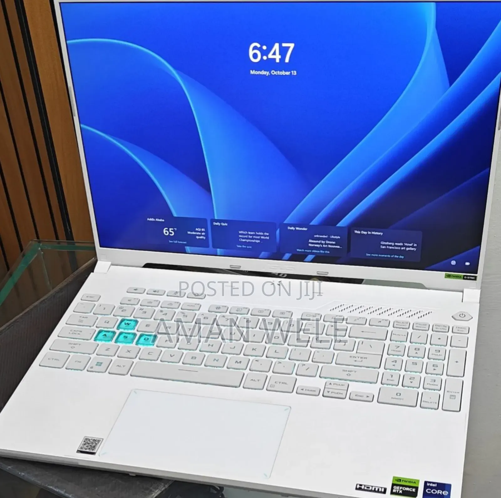 New Laptop Asus ROG Strix G15 32GB Intel Core I9 SSD 1T