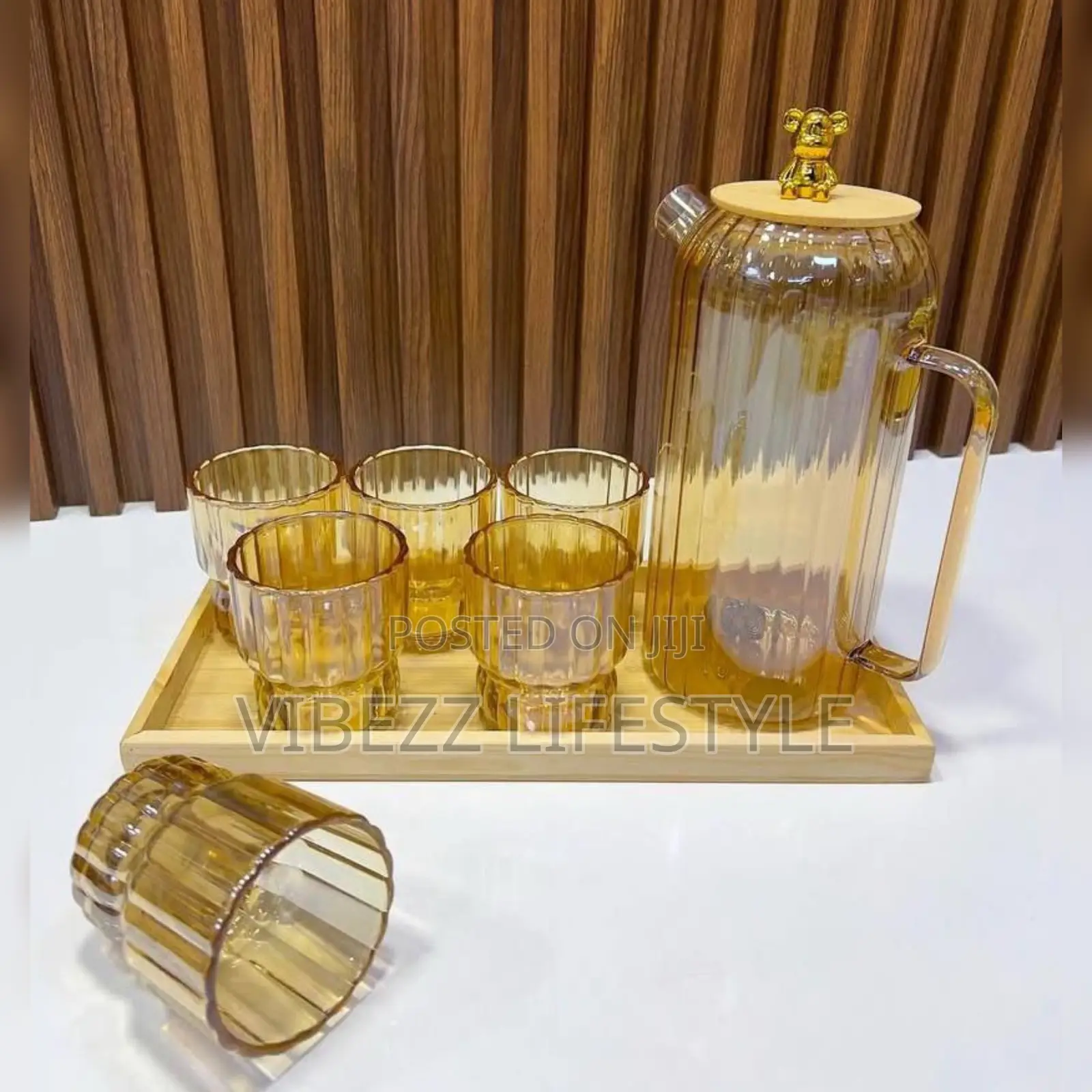 7pc Glass Water Set
