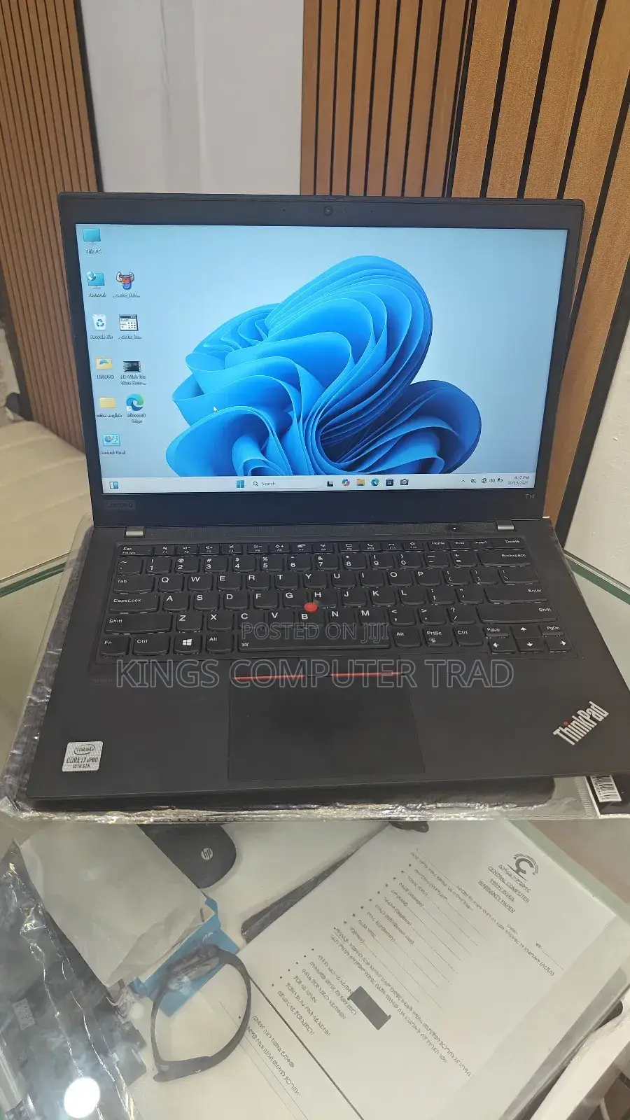 New Laptop Lenovo ThinkPad T14 16GB Intel Core I7 SSD 512GB