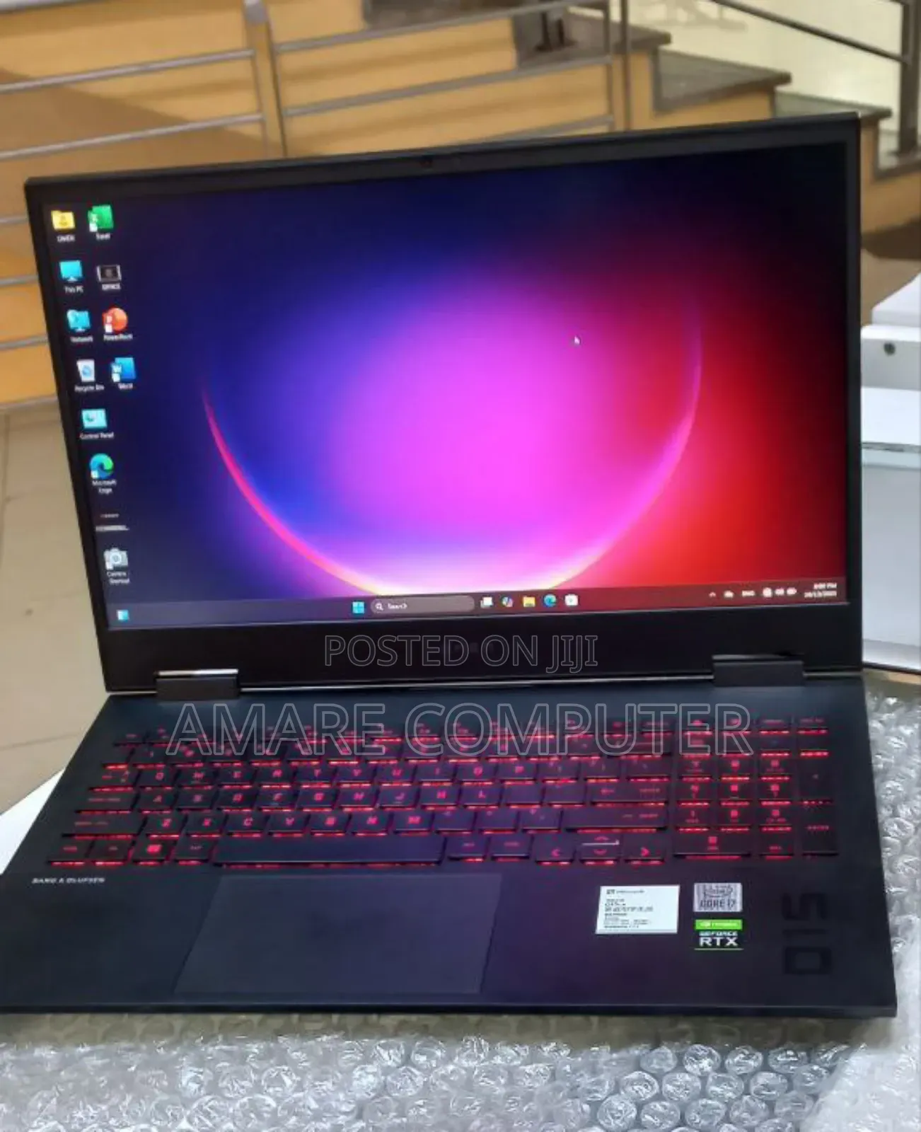New Laptop HP Omen 15 16GB Intel Core I7 SSD 512GB