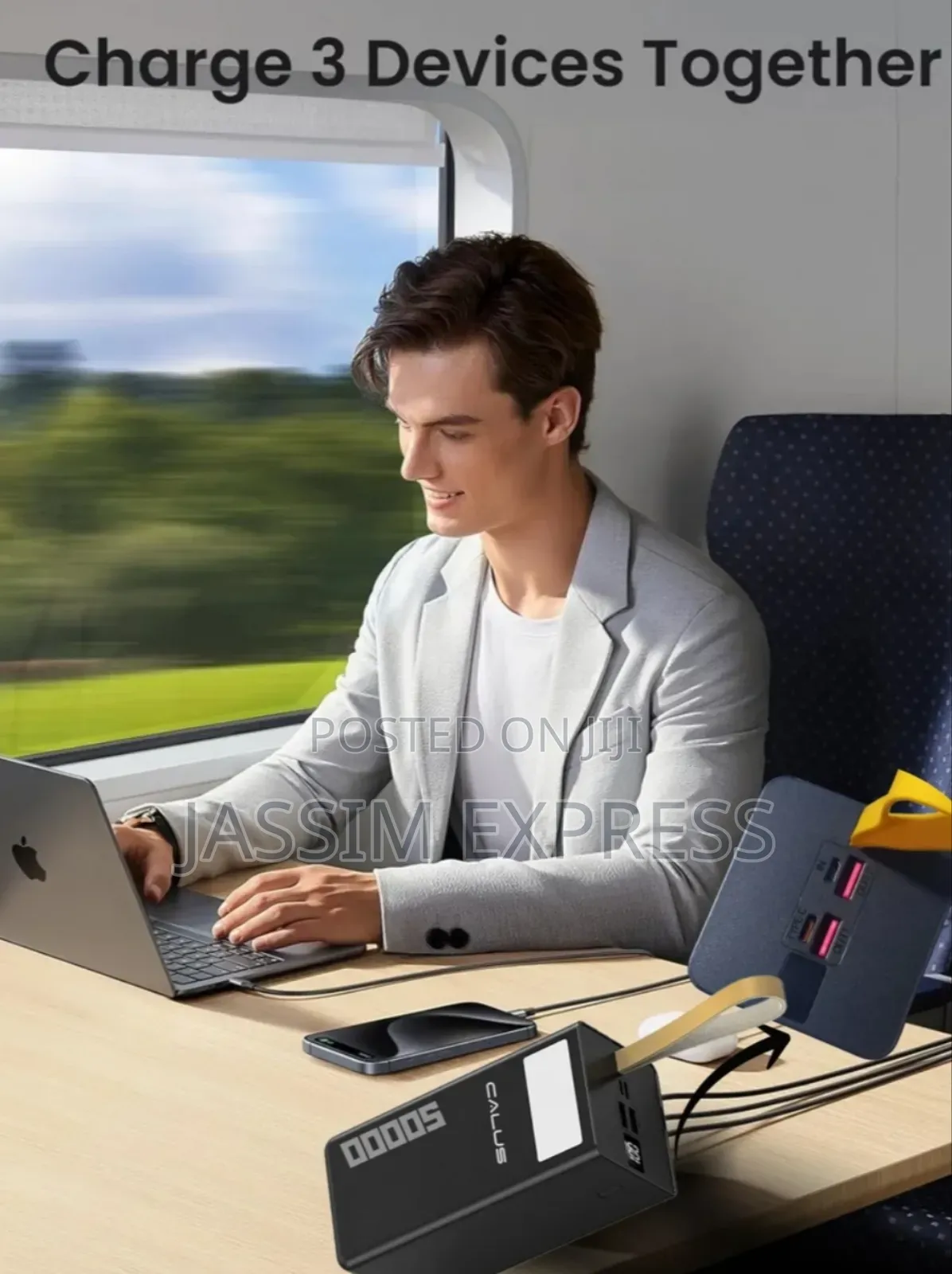 50000 Mah Power Bank Usb Type C Battery Pack 22.5w Super Fast Charging