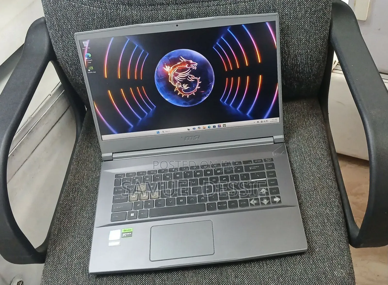 New Laptop MSI 16GB Intel Core I5 SSD 512GB