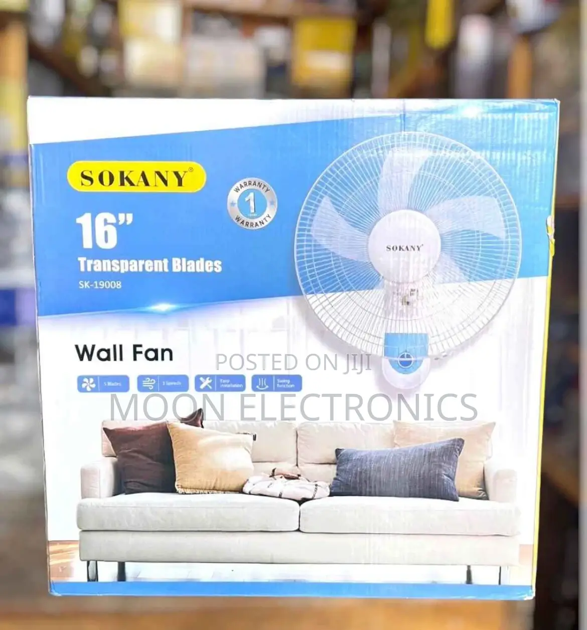  Sokany Electric Stand Fan – Powerful Stylish Cooling!