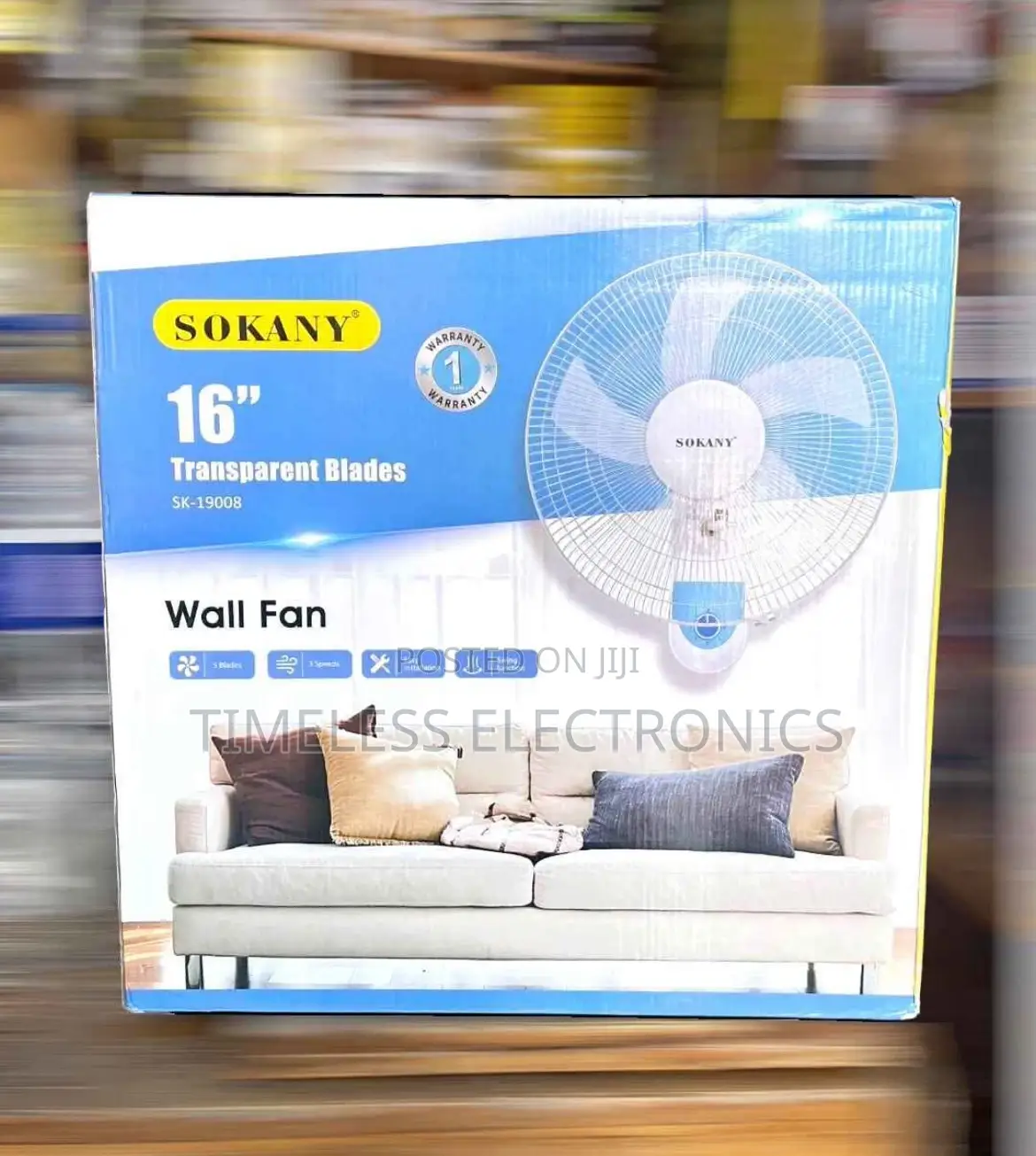  Sokany Stand Fan – Elegant Design, Powerful Cooling!