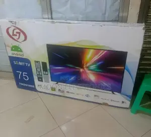 Lj 75” Smart Android Tv – Ultra Hd Big Screen Experience!