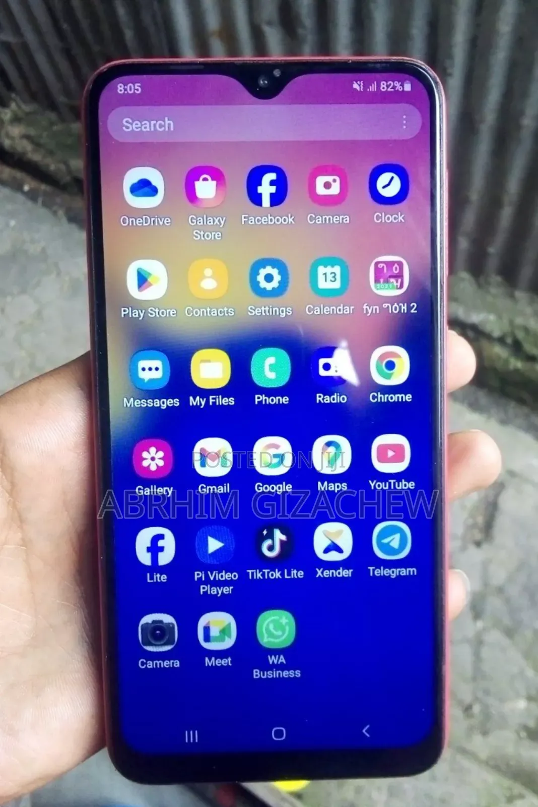 Samsung A10 32 GB Red