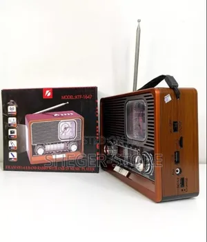 Portable Radio With Bluetooth Speaker Led(Classic Radio Wireless Audio