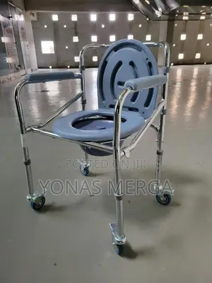 Photo - Wheeled Toilet Chair℥Zelderly, Shower Chair,Adult Toilet+≢Commode Kits