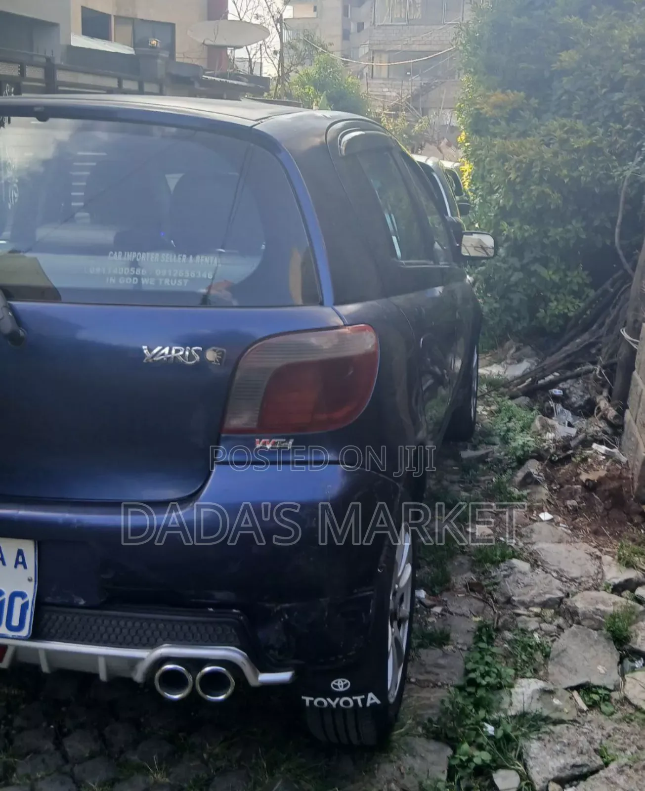 Toyota Vitz 2001 Blue