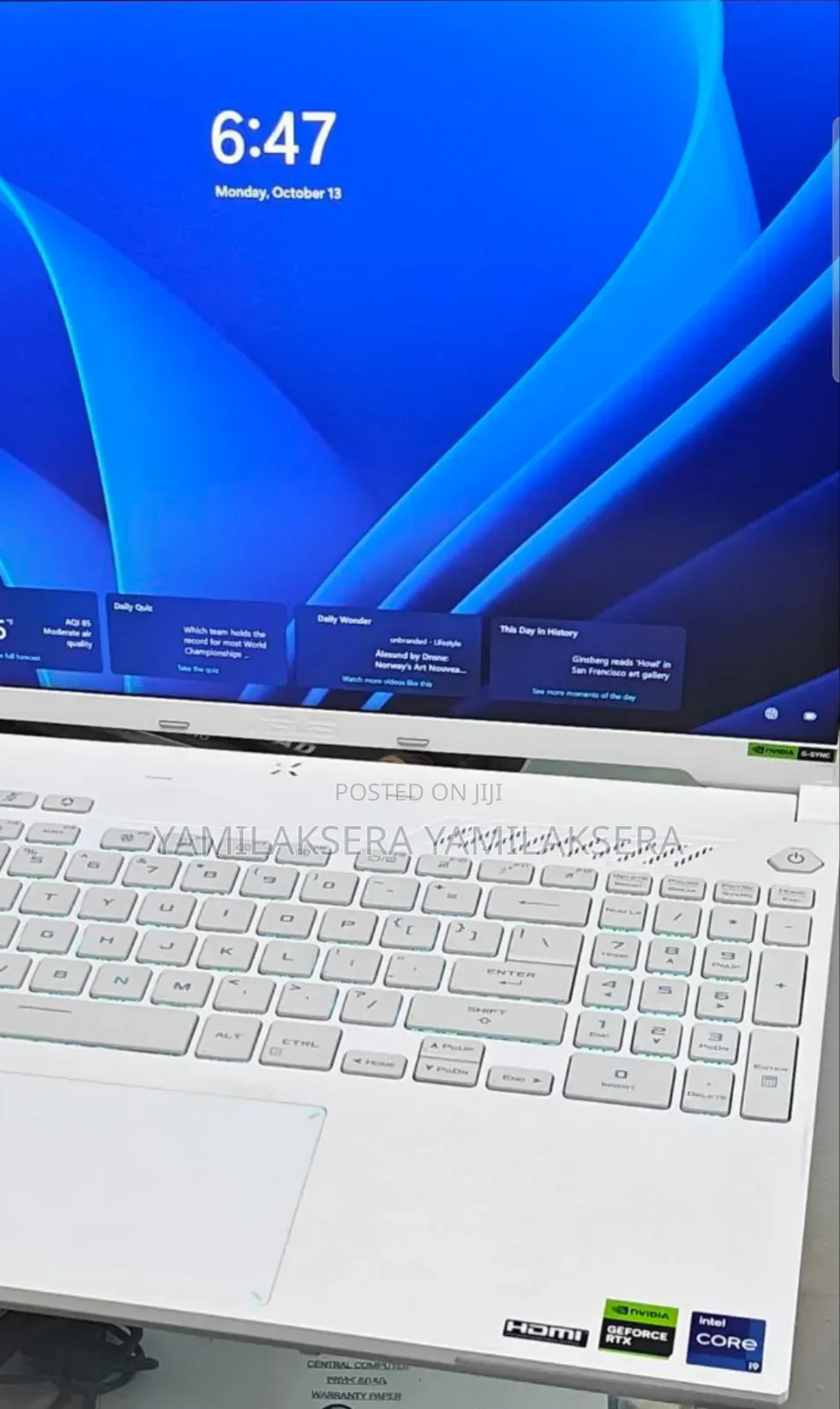 New Laptop Asus TUF Gaming A15 16GB Intel Core I9 SSD 1T