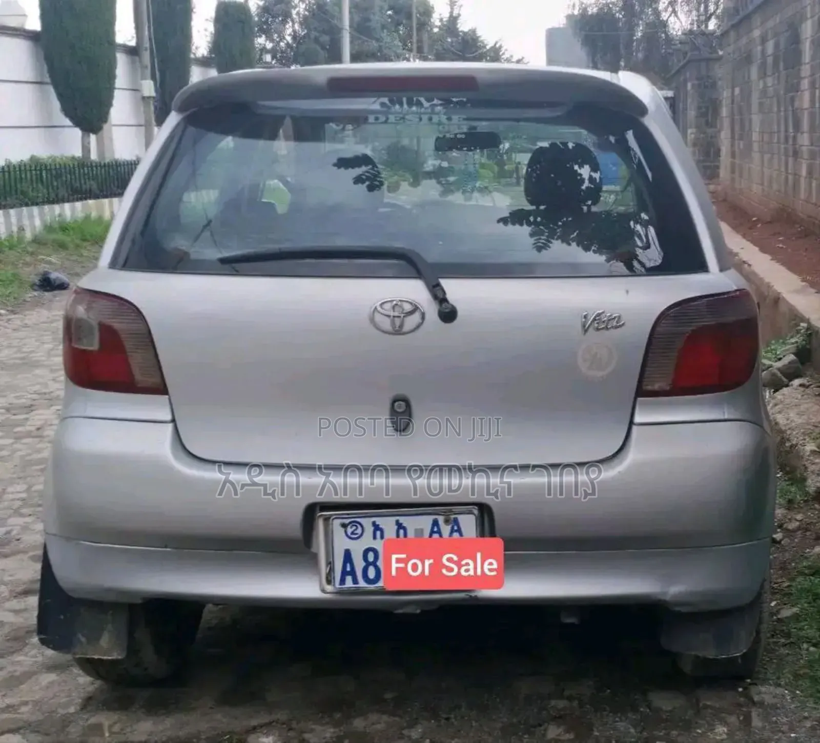 Toyota Vitz 1.0 FWD 3dr 2001 Silver