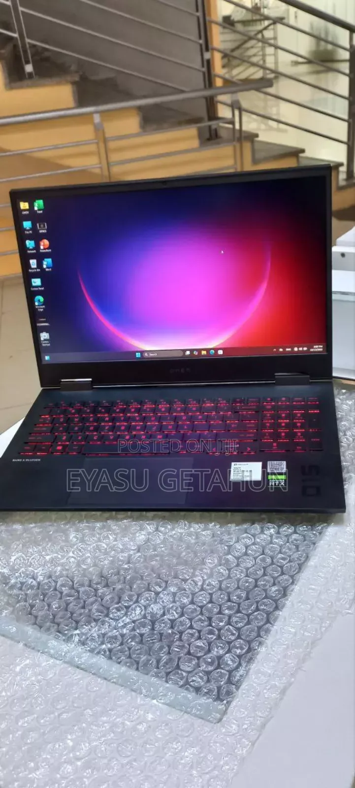 New Laptop HP Omen 15 16GB Intel Core I7 SSD 512GB
