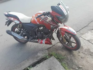 New TVS Apache 160 4V 2017 Red