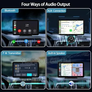 Wireless Carplay Screen for Car 7" Hd Portable