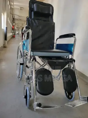 Photo - Toilet Wheelchair滿❩In Addition Back Recline፨台 Footrest Elevation