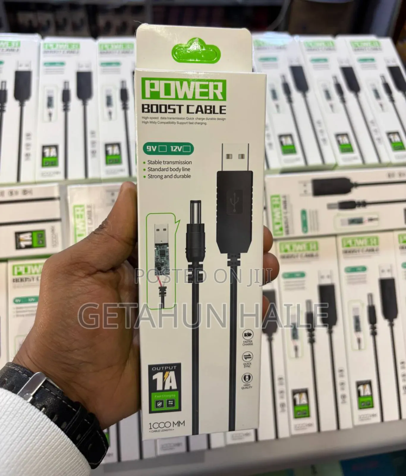 Usb Power Boost Cable (5v to 12v Converter)