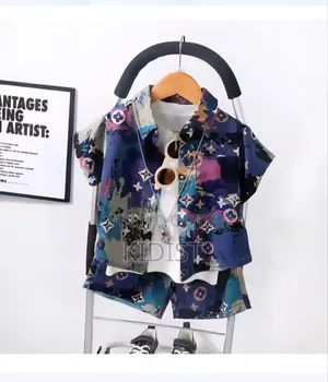 Photo - Baby Boy Two Peice Cloth(ቁምጣ እና ሸሚዝ)