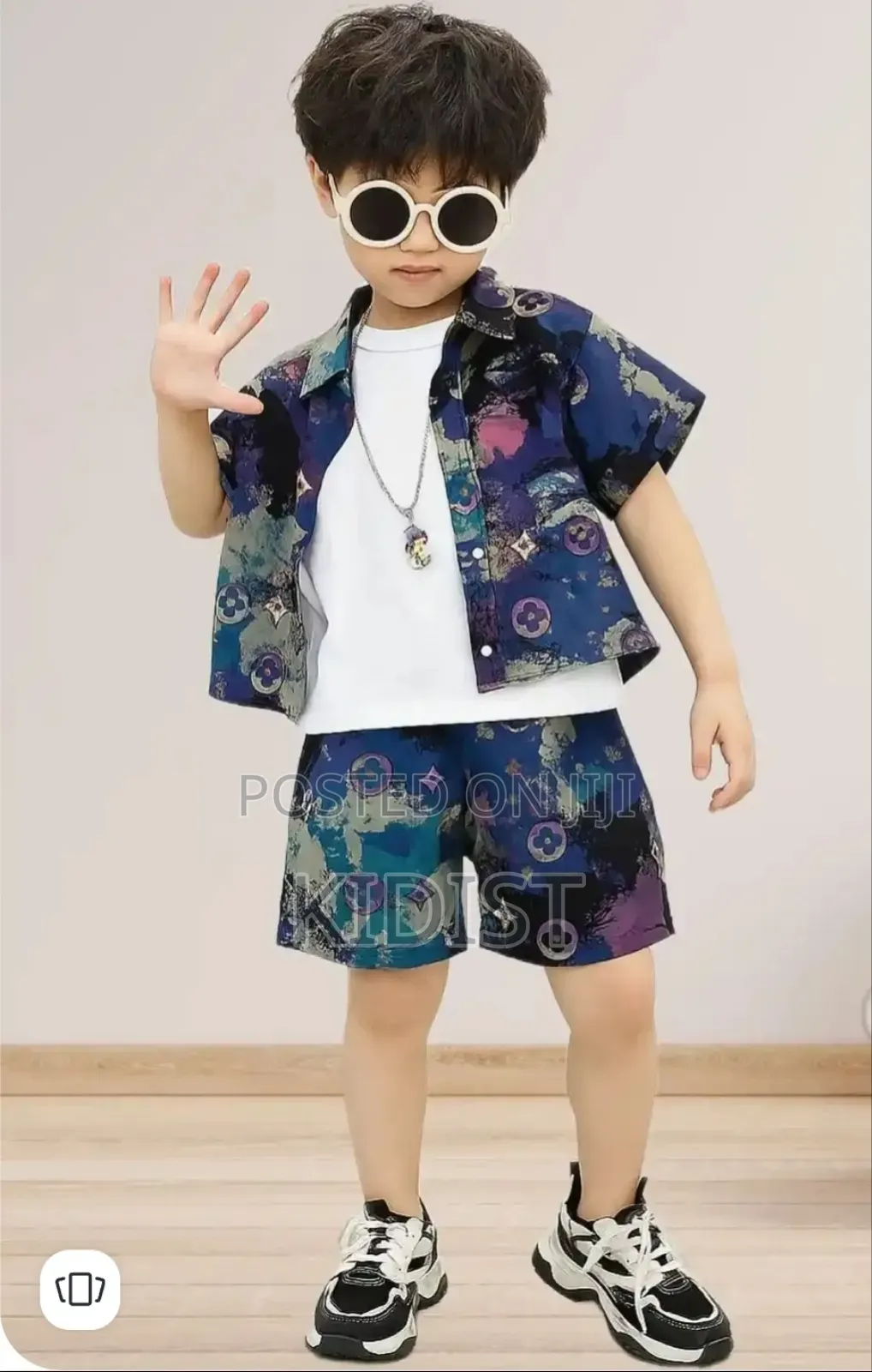 Baby Boy Two Peice Cloth(ቁምጣ እና ሸሚዝ)