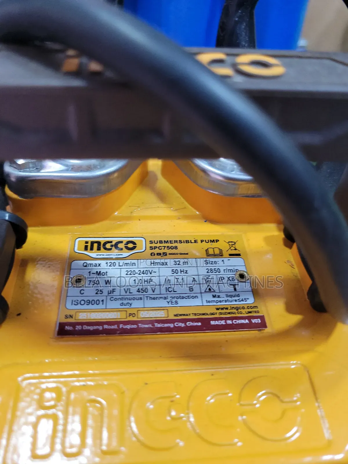 Original Ingco 1hp Submersible Water Pump