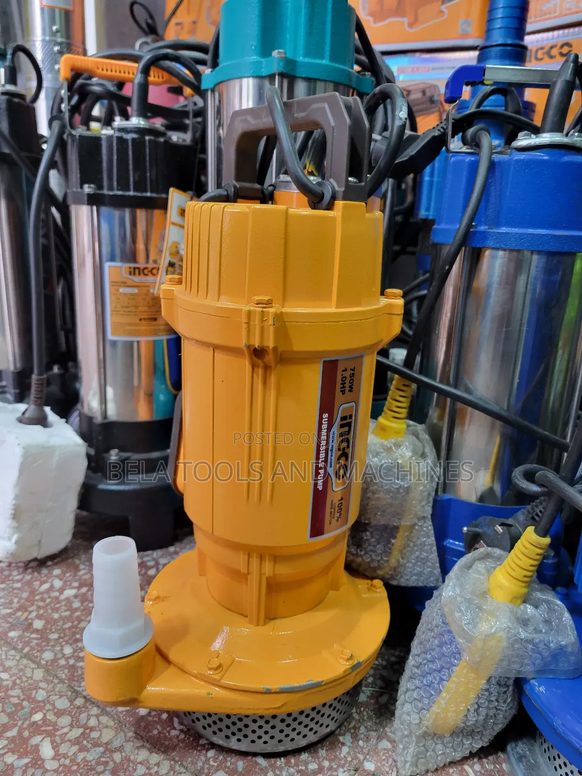 Original Ingco 1hp Submersible Water Pump